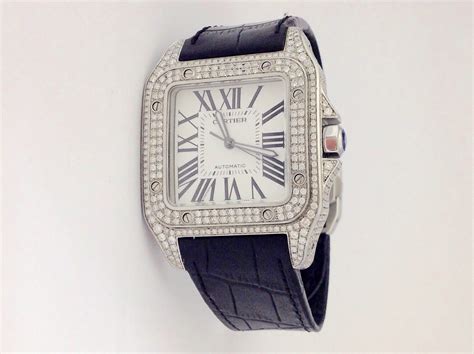 diamond cartier watch price|cartier watch diamond bezel.